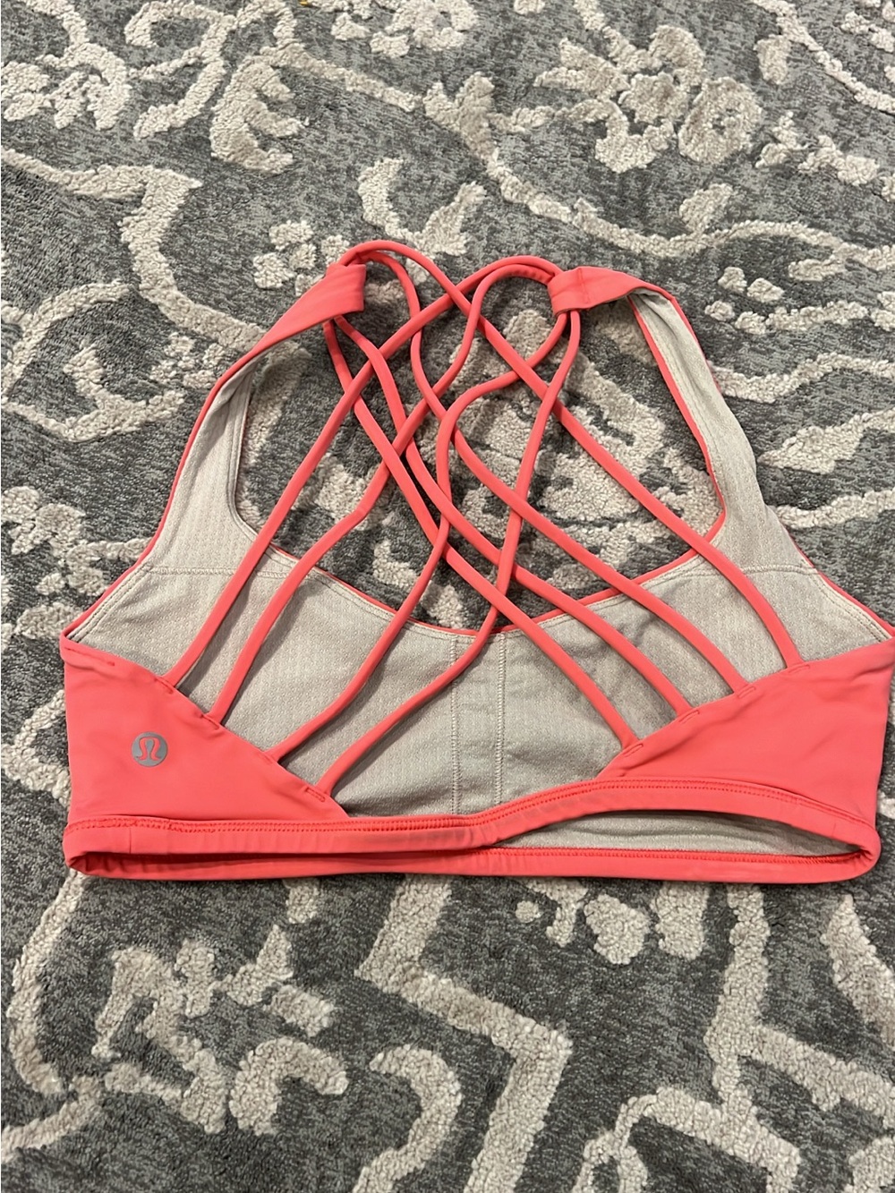 lululemon athletica Coral Crisscross Back Sports Bra